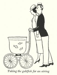 De goudvis luchten door William Heath Robinson