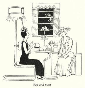 Thee en toast door William Heath Robinson
