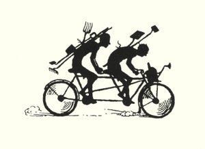 Het einde door William Heath Robinson