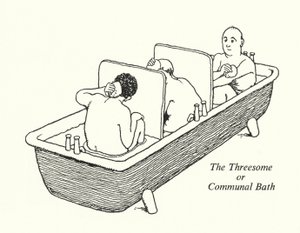 Het Drietal of Gemeenschappelijk Bad door William Heath Robinson