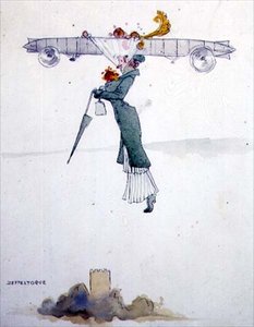 De Zeppeltoque door William Heath Robinson