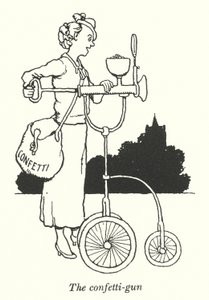Het confetti-geweer door William Heath Robinson