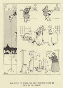 Het soort dingen dat we kunnen verwachten als het begint te vriezen door William Heath Robinson