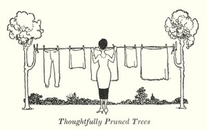 Doordacht Gesnoeide Bomen door William Heath Robinson