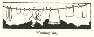 Wasdag door William Heath Robinson