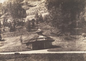 Rustiek Paviljoen bij Eaux-Bonnes, 1854 door William Henri Gebhard.