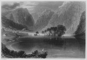 Gougaune Barra door William Henry (after) Bartlett