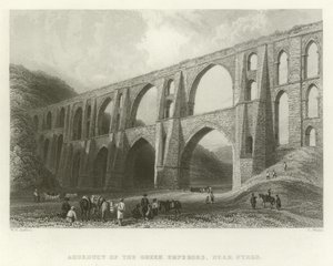 Aquaduct van de keizers, nabij Pyrgo, Turkije