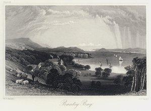 Bantry Bay (gravure) door William Henry Bartlett