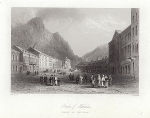 Baden van Mehadia door William Henry Bartlett