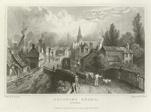 Chipping Ongar, Essex door William Henry Bartlett
