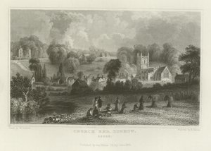 Church End, Dunmow, Essex door William Henry Bartlett