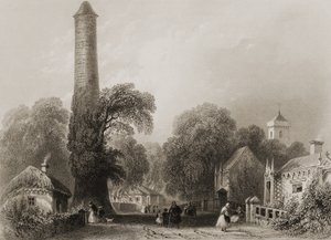 Clondalkin, County Dublin, Ierland, uit 