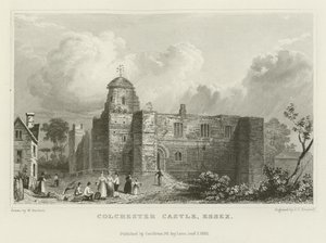 Kasteel van Colchester, Essex door William Henry Bartlett