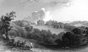 Copped Hall, Essex, gegraveerd door Thomas Garner, 1832 door William Henry Bartlett