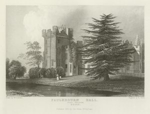 Faulkbourn Hall, nabij Whitham, Essex door William Henry Bartlett