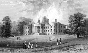Felix Hall, Essex, gegraveerd door Henry Adlard, 1833