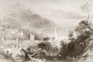 Glenarm, County Antrim, Noord-Ierland, uit 