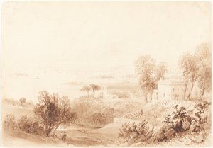 Gowanus Heights, Brooklyn door William Henry Bartlett