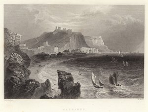 Hastings door William Henry Bartlett