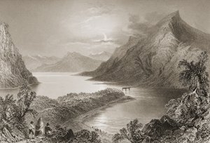 Lough Inagh, Connemara, County Galway, uit 