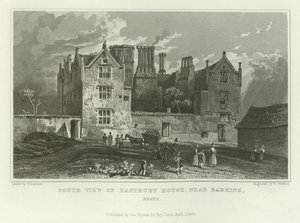 Zuidelijk Uitzicht op Eastbury House, nabij Barking, Essex