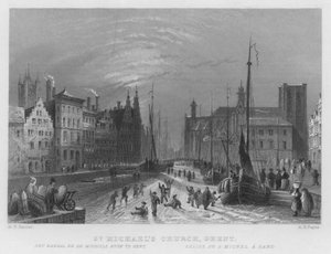 Sint-Michielskerk, Gent (gravure)