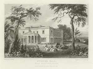 Stisted Hall, nabij Braintree, Essex door William Henry Bartlett