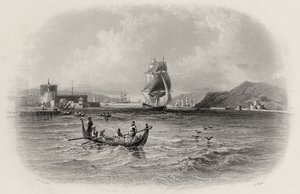 De Dardanellen, Turkije, gegraveerd door R. Willis