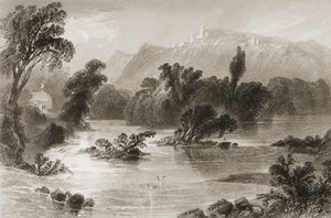 De ontmoeting van het water, Vale of Avoca, County Wicklow, uit 