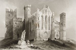 De rots van Cashel, County Tipperary, Ierland, uit 