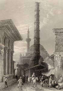 De Tchernberle Tash, Constantinopel, Istanbul, Turkije, gegraveerd door J. Carter