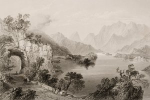 Het Bovenmeer bij Killarney, County Killarney, Ierland, uit 