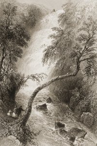 Turc Waterval, County Killarney, Ierland, uit 