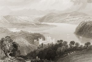 Vallei van de Blackwater tussen Youghal (County Cork) en Lismore (County Waterford), Ierland, uit 