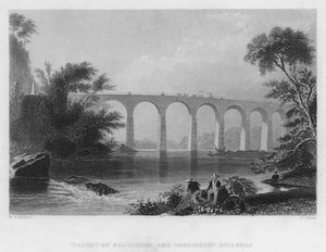 Viaduct op de Baltimore en Washington Spoorweg