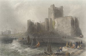 Uitzicht op Carrickfergus Castle