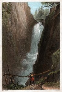 Watervallen van de Aar door William Henry Bartlett