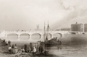Wellesley Bridge, Limerick, Ierland, uit 