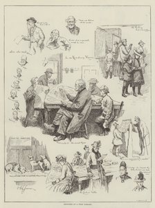 Schetsen in een gratis bibliotheek door William Henry Charles Groome