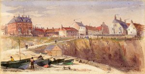 Cullercoats door William Henry Charlton
