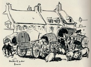 Montreuil-Sur-Mer, Frankrijk, ca. 1907