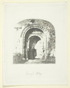 Furness Abdij door William Henry Fox Talbot