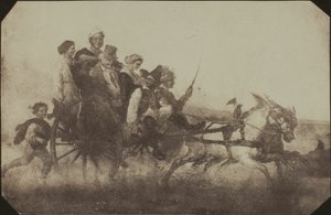 Napolitaans vervoer - Kopie van een schilderij in Lacock Abbey door William Henry Fox Talbot