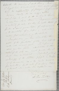 Ondertekende brief van William Henry Fox Talbot aan James David Forbes door William Henry Fox Talbot
