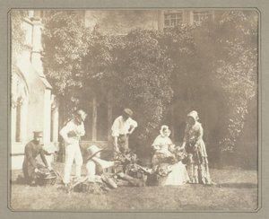 De fruitverkopers door William Henry Fox Talbot