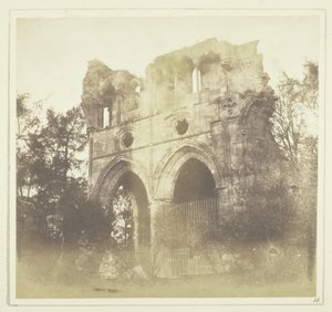 Het Graf van Sir W. Scott, in Dryburgh Abbey door William Henry Fox Talbot