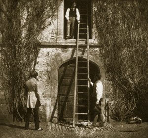 De ladder, april 1844 door William Henry Fox Talbot