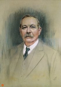 Portret van Sir Arthur Conan Doyle