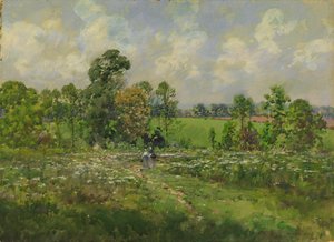 Bloemenweide door William Henry Holmes